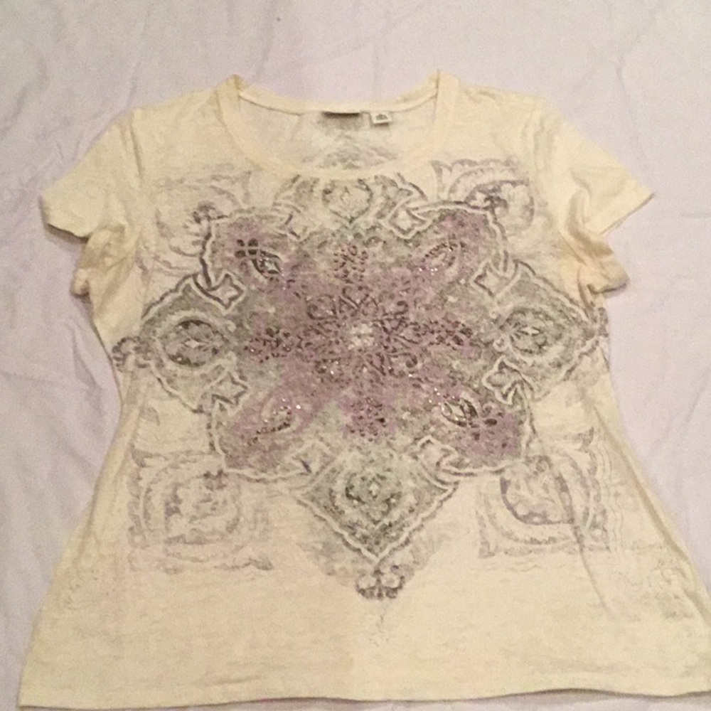 Cato XL Beaded detail shirt